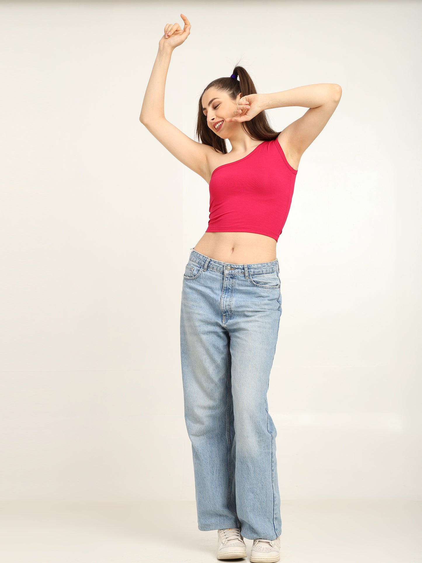 Gen Z Bamboo One Shoulder Top – Soft, Breathable & Sustainable Fit