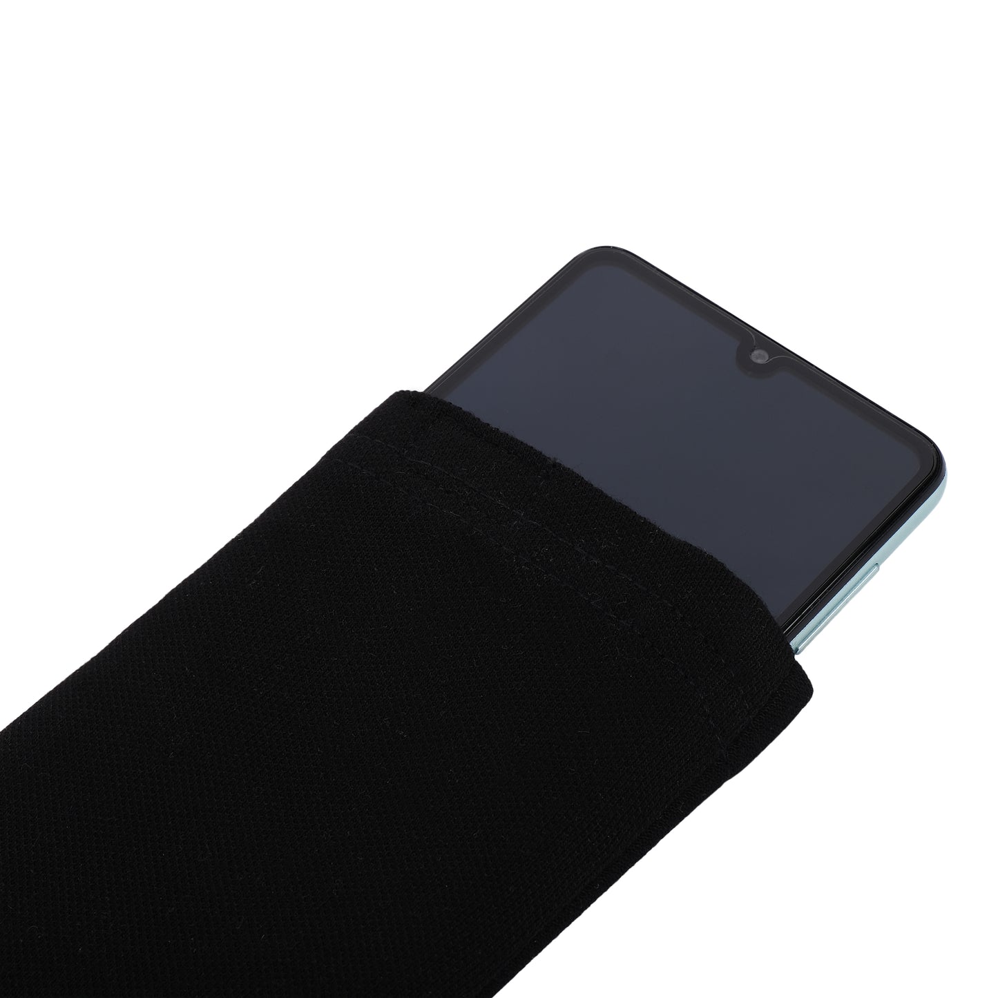 Bamboo Fabric Anti-bacterial Navy Mobile Pouch | Pack of 1