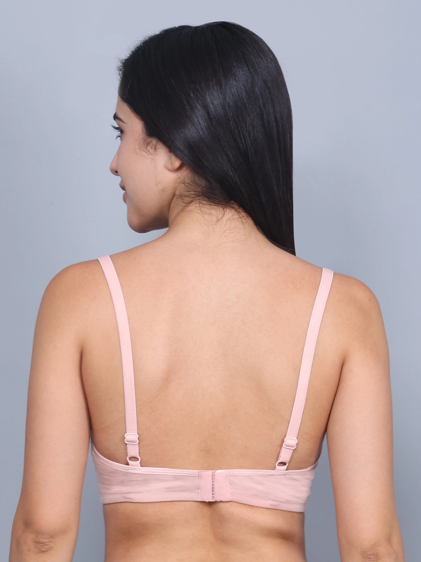 Bamboo Fabric Full Coverage Padded T-Shirt Bra – Soft, Comfortable, Eco-Friendly, and Supportive for All-Day Wear and Perfect Fit