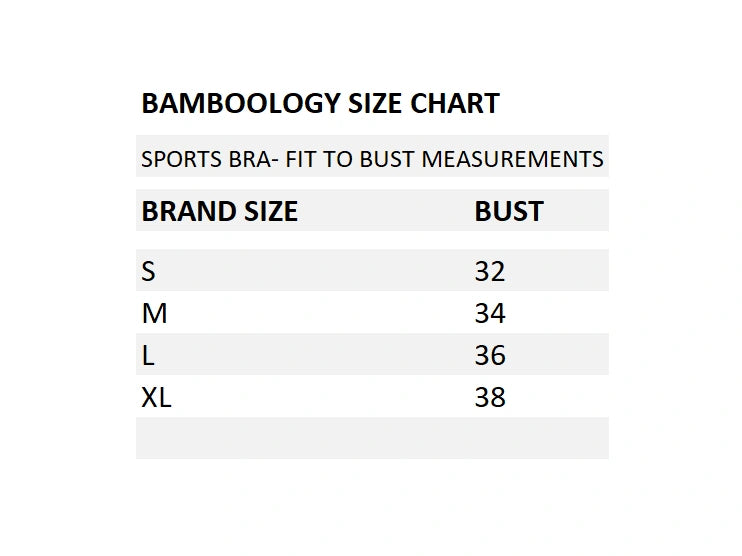 Bamboo Fabric Sports Bra | Non Padded, Non Wired, Seamless and Full Coverage | Clean