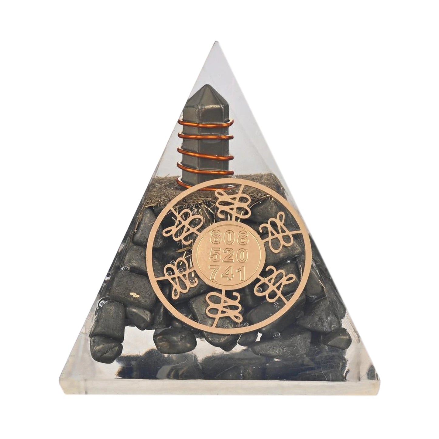 Golden Pyrite Pyramid – Manifest Wealth, Confidence & Protection