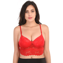 Load image into Gallery viewer, Suductive Lace Padded  Bra | Red
