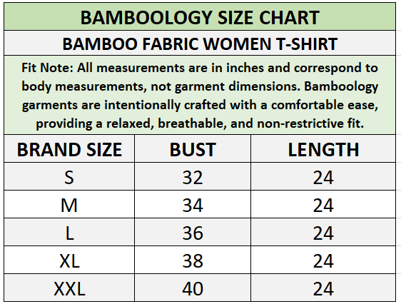 Women’s Bamboo Fabric Slim Fit H/S T-Shirt | Soft & Breathable | Black