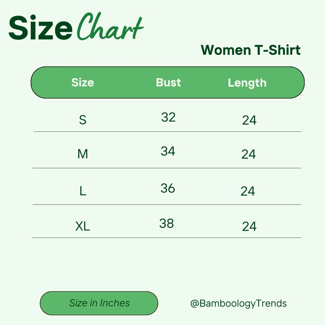 Women’s Bamboo Fabric Slim Fit T-Shirt | Soft & Breathable