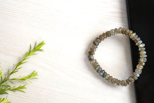Original Labradorite Bracelet For Stress, Anxiety, Pain And Negative Energy