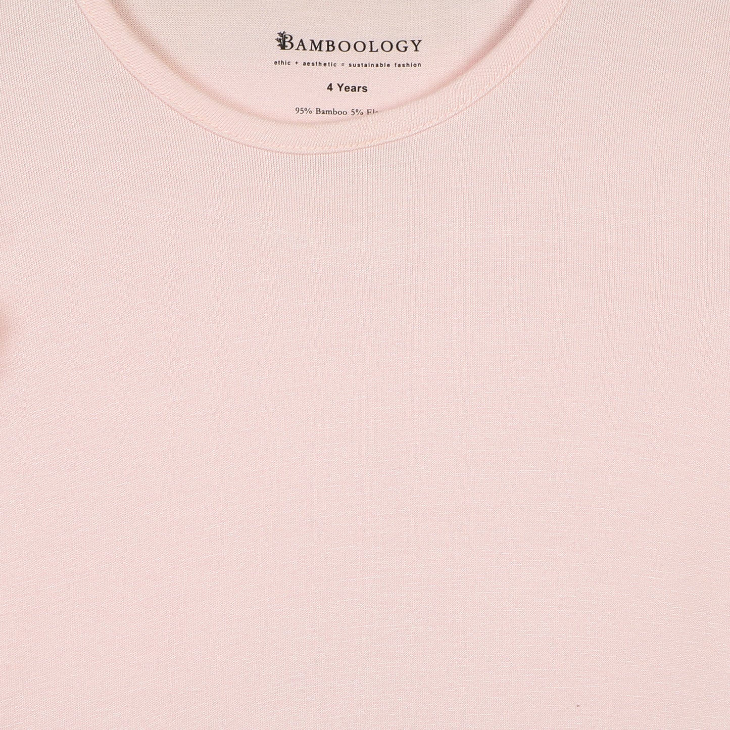 Bamboo Fabric Girl's Ruffled Shoulder Top | Anti-bacterial, Anti-viral Collection