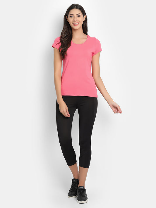 Women’s Bamboo Fabric Slim Fit T-Shirt | Soft & Breathable