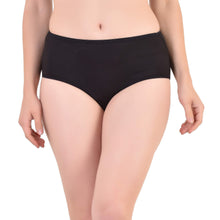 Load image into Gallery viewer, Antibacterial women&#39;s bamboo fabric innerwear Black Panty
