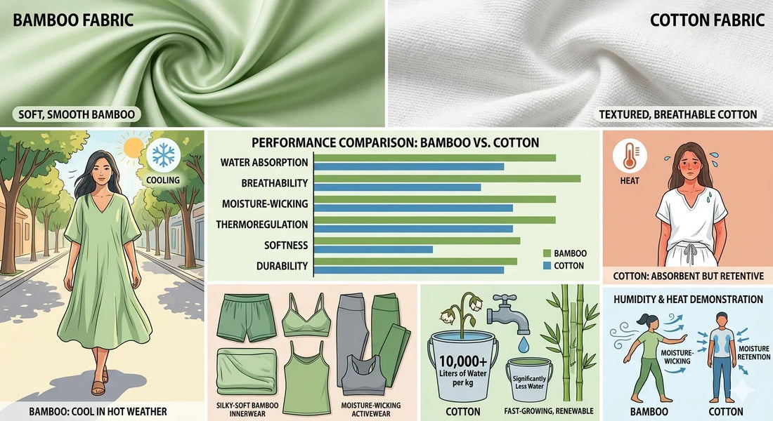 Bamboo Fabric vs Cotton