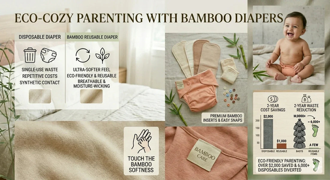 Bamboo Reusable Diaper vs Disposable Diaper