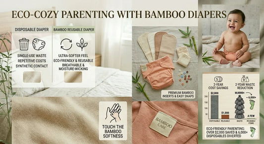 Bamboo Reusable Diaper vs Disposable Diaper