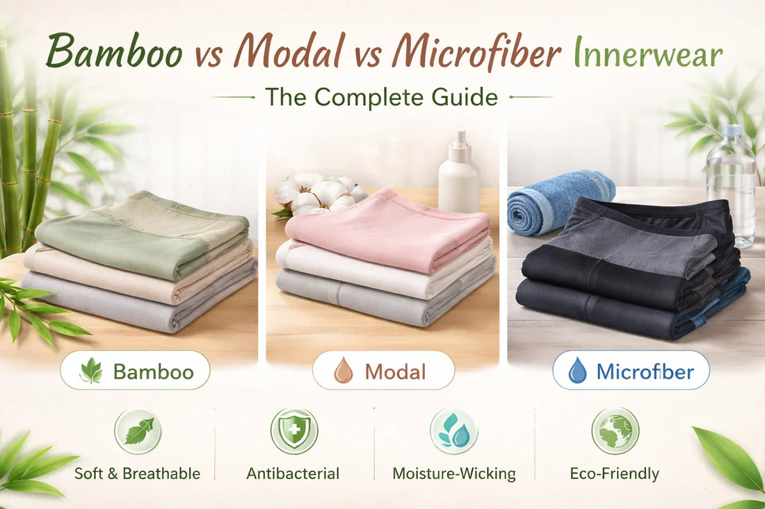 Bamboo vs Modal vs Microfiber Innerwear