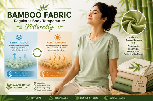 Bamboo Fabric regulates body temperature naturally