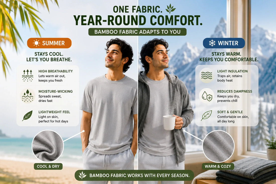 Bamboo Fabric stays cool in summer