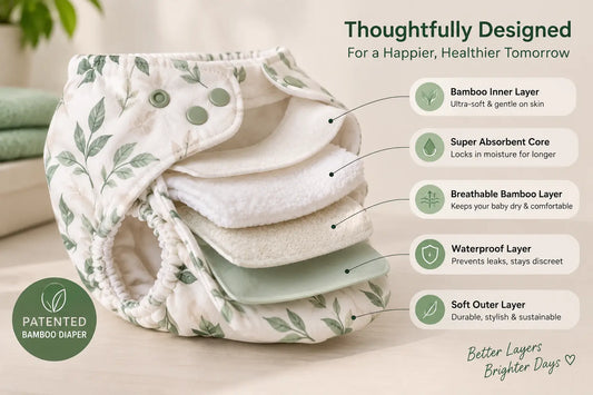 Patented Reusable kids Diaper vs ordinary cloth diapers