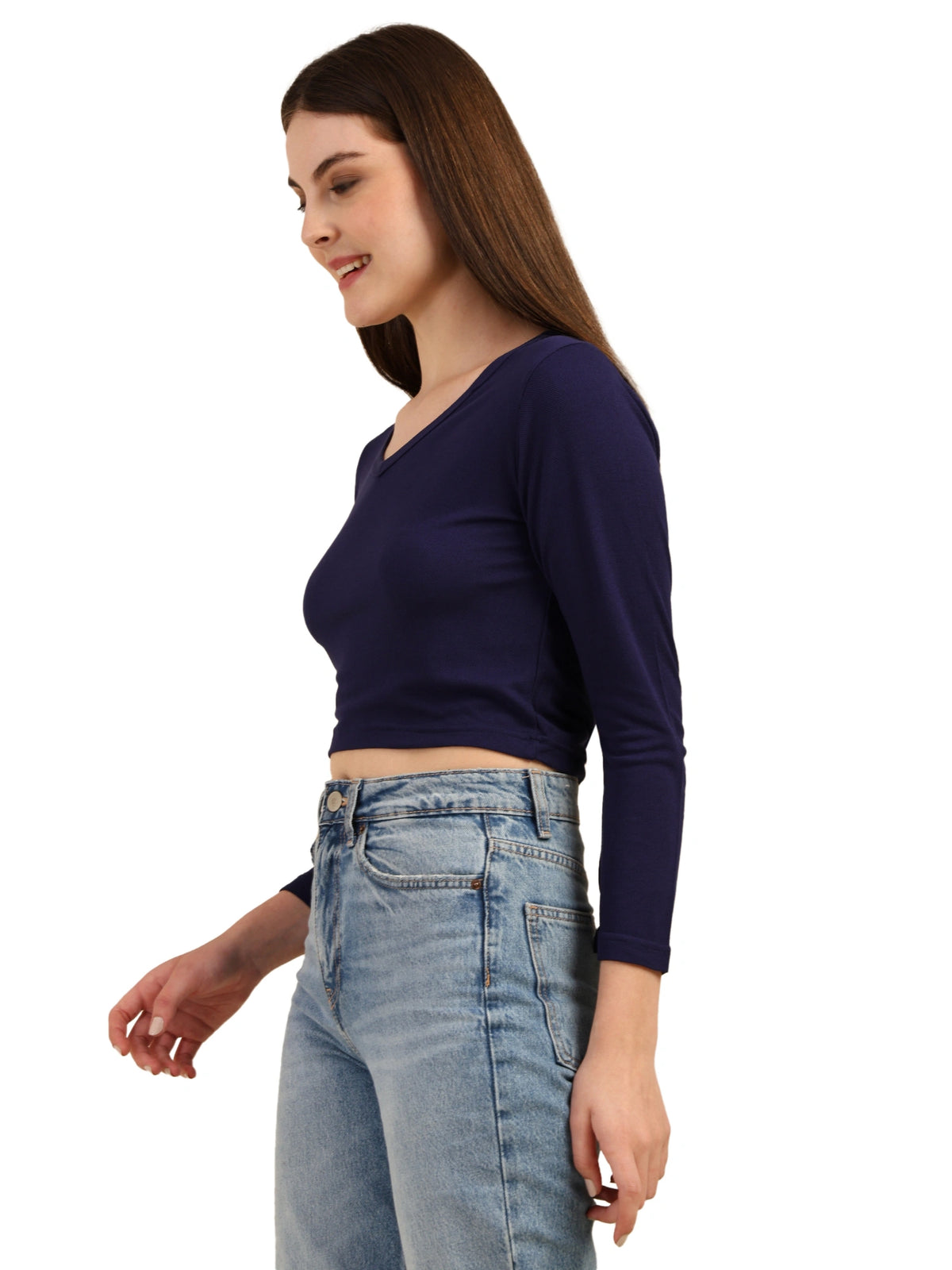 Bamboo Crop Top with Bell Sleeves | Trendy Gen Z Fashion | Eco-Friendly