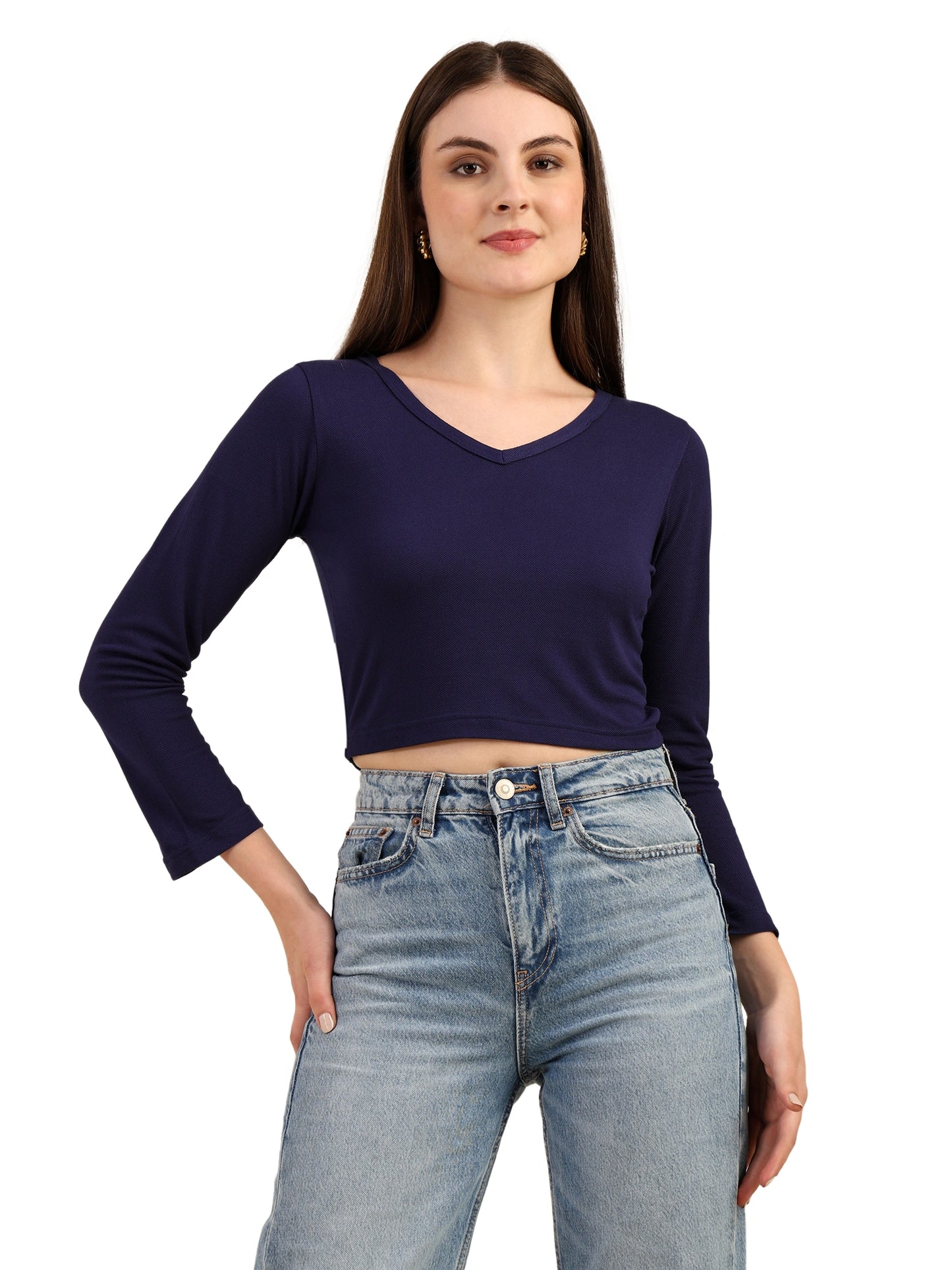 Bamboo Crop Top with Bell Sleeves | Trendy Gen Z Fashion | Eco-Friendly