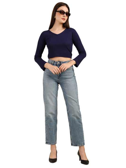 Bamboo Crop Top with Bell Sleeves | Trendy Gen Z Fashion | Eco-Friendly