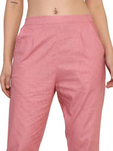 Load image into Gallery viewer, Women’s Linen Palazzo Pants – Effortless Style &amp; Breathable Comfort | Pink
