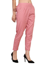 Load image into Gallery viewer, Women’s Linen Palazzo Pants – Effortless Style &amp; Breathable Comfort | Pink
