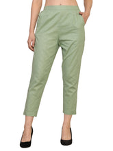 Load image into Gallery viewer, Women’s Linen Palazzo Pants – Effortless Style &amp; Breathable Comfort | Green
