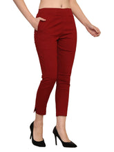 Load image into Gallery viewer, Women’s Linen Palazzo Pants – Effortless Style &amp; Breathable Comfort | Wine Red
