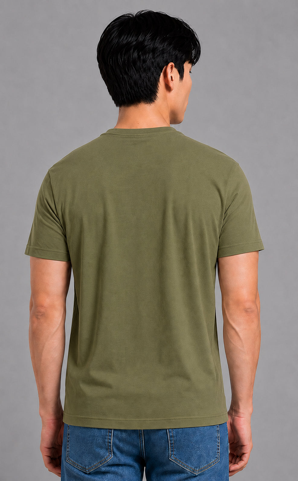 Olive Men’s Regular Fit Bamboo T-Shirt | Smart, Breathable & All-Day Comfort