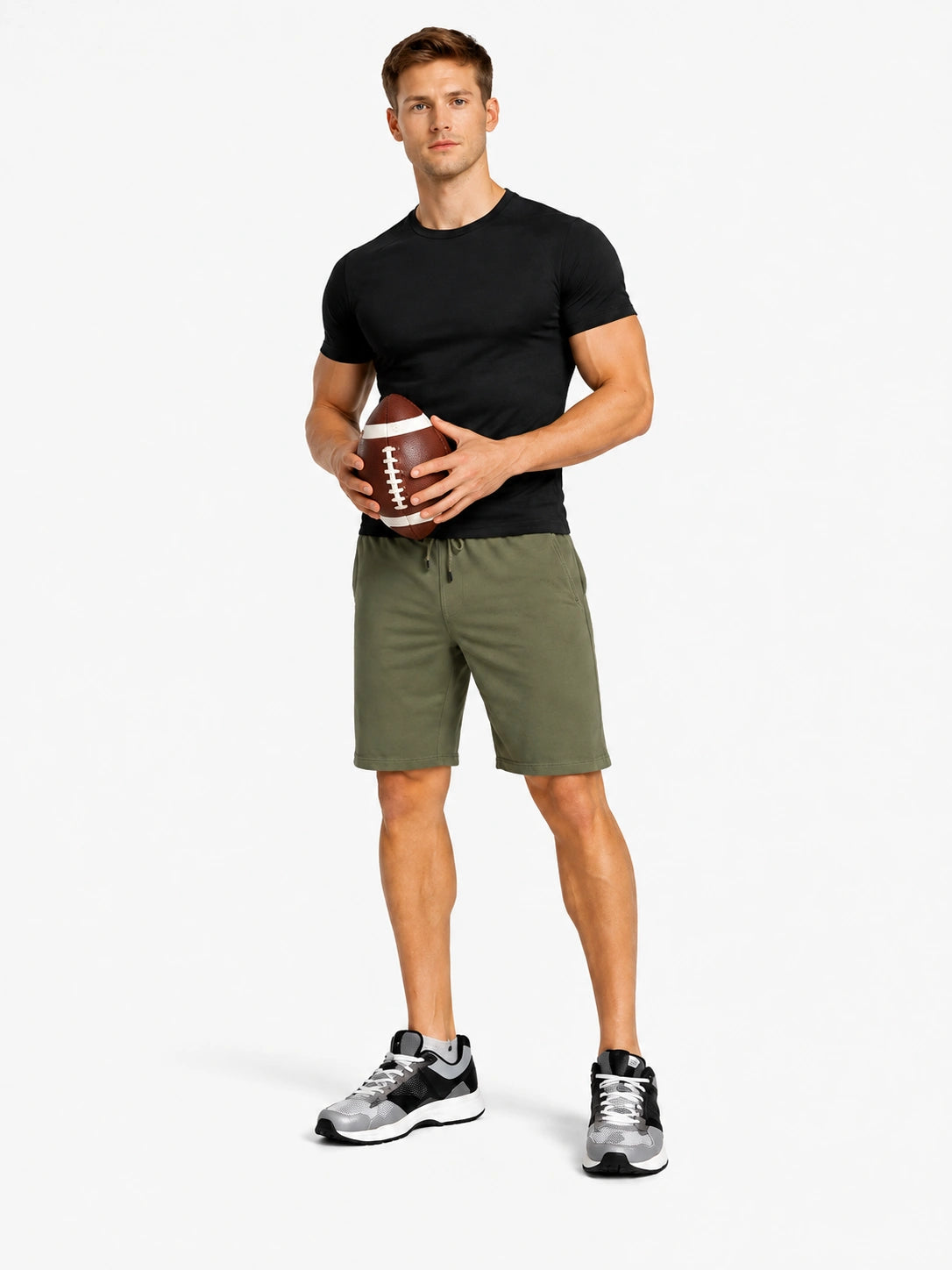 Bamboo Active Olive Shorts with side Pockets for Men | Breathable & Ultra-Soft Gym, Lounge & All-Day Wear