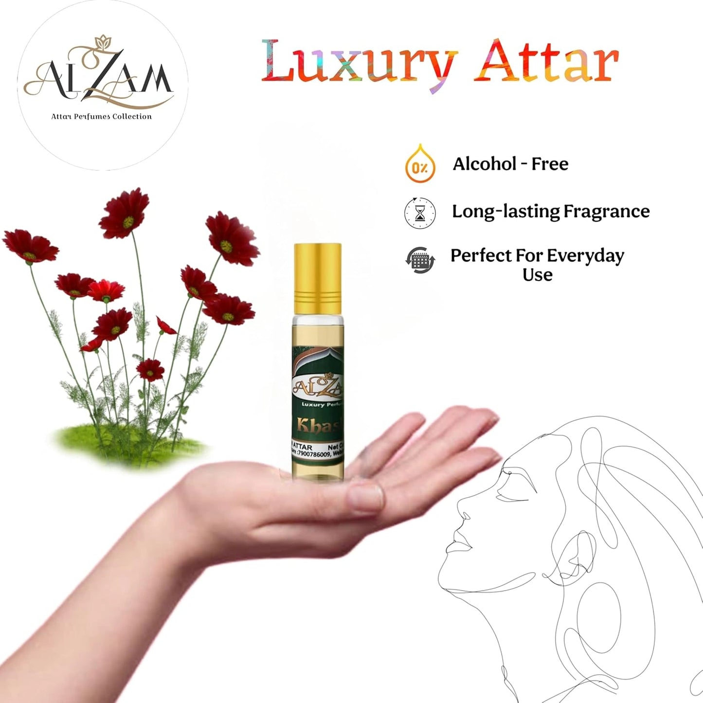 Al Khash Oud Attar – Long-Lasting Arabian Perfume Oil for Men & Women | 10ML