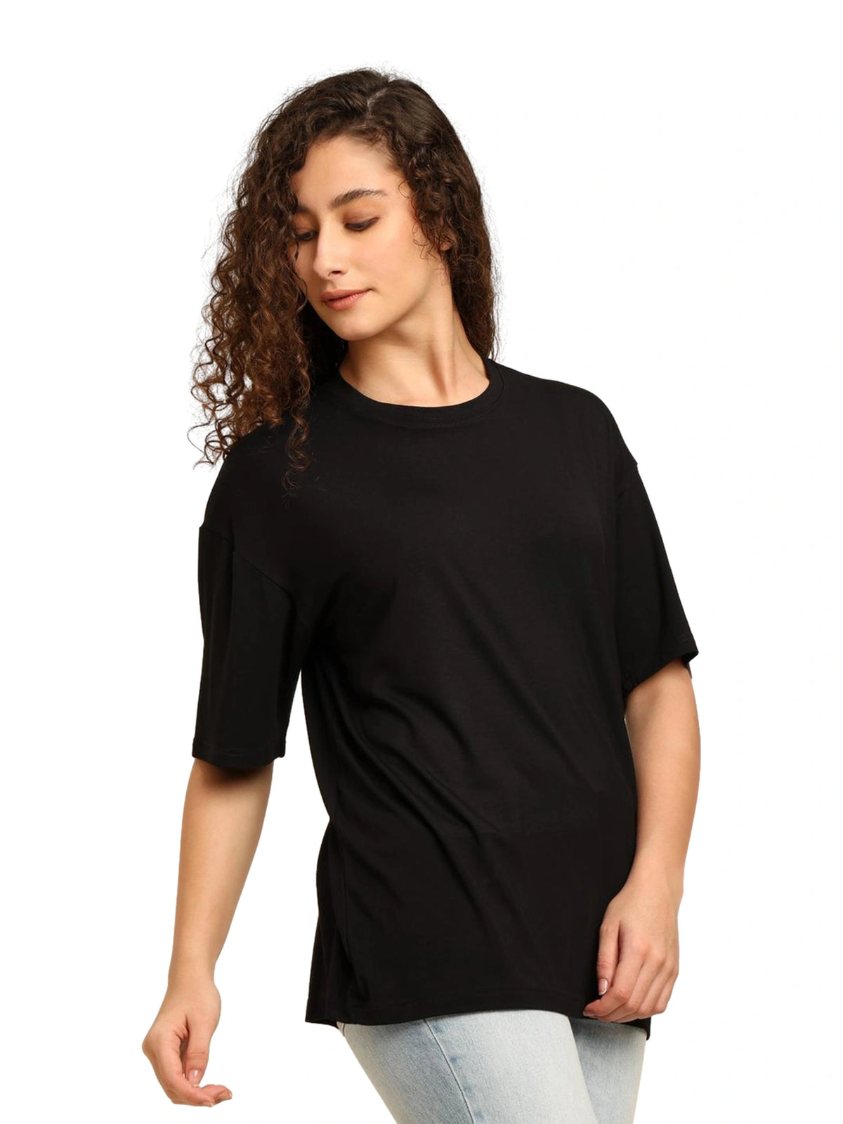 Women Oversized Bamboo T-Shirt – Soft, Breathable & Sustainable