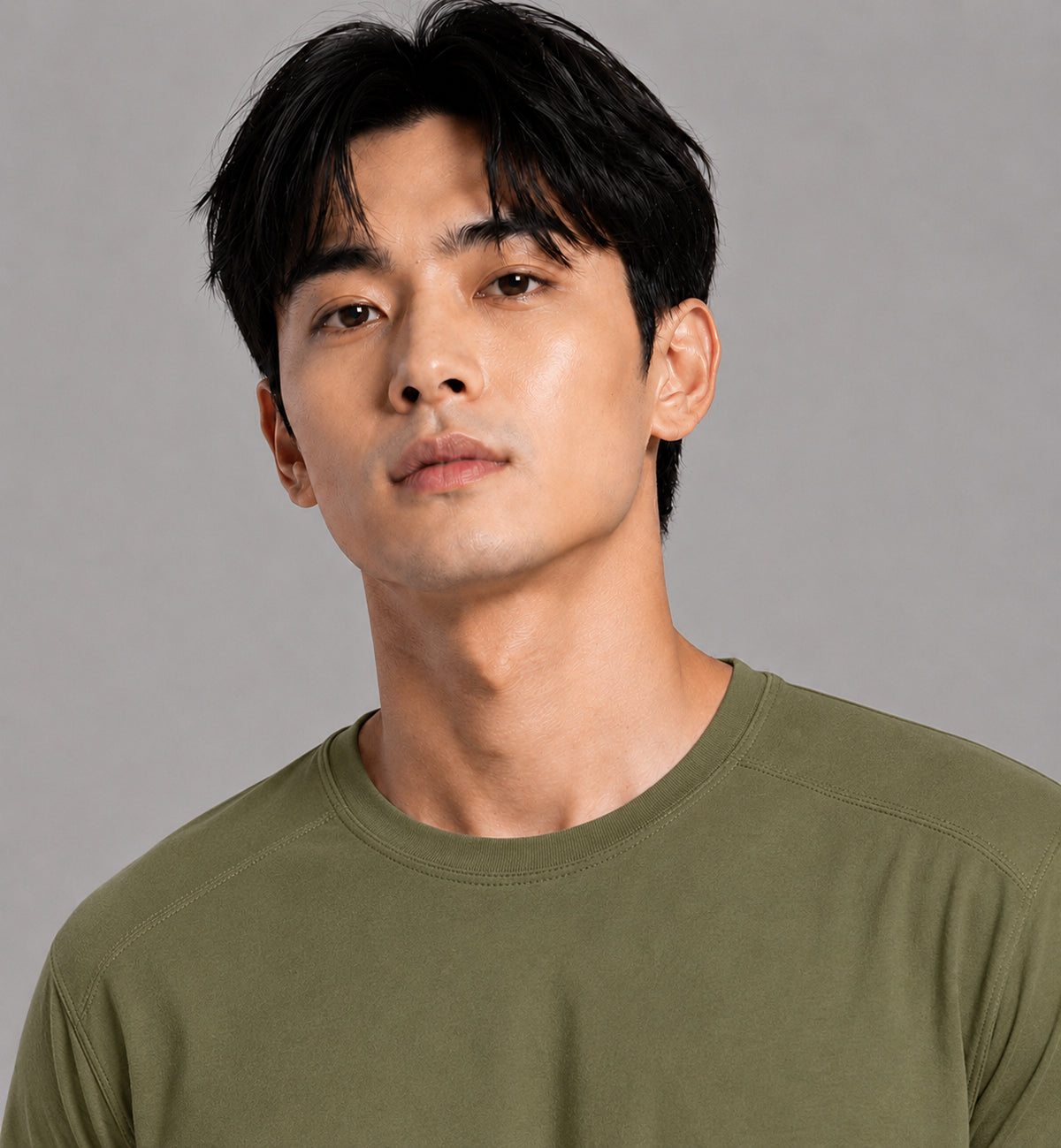 Olive Men’s Regular Fit Bamboo T-Shirt | Smart, Breathable & All-Day Comfort