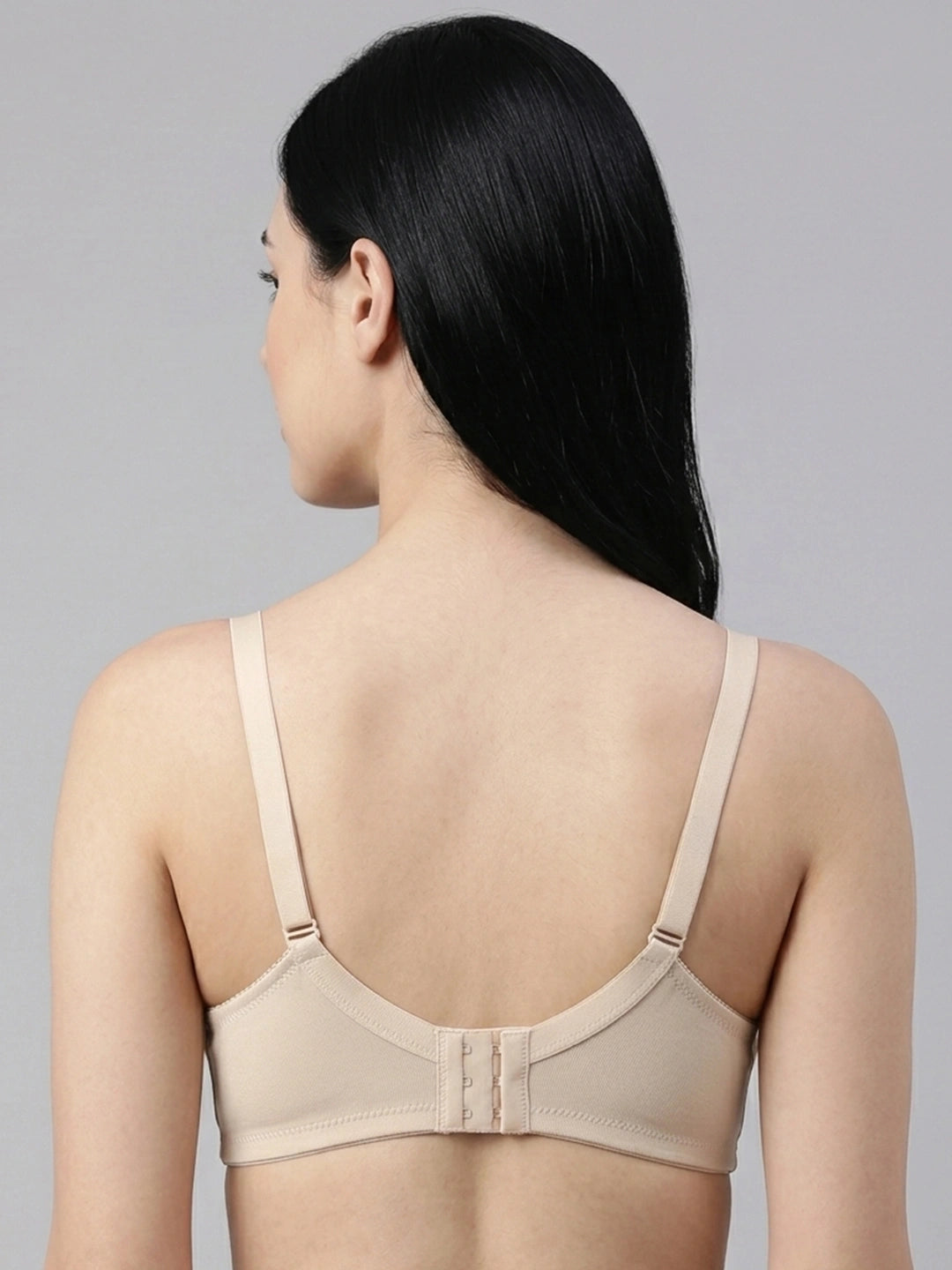 Women’s Bamboo Padded Non-Wired T-Shirt Bra | Broad Elastic Support, Adjustable Fit & All-Day Comfort