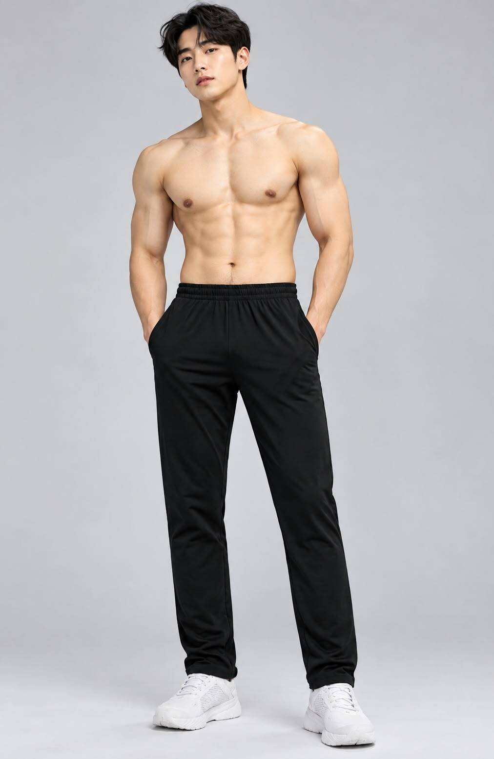 Bamboo Fabric Men's Track Pants | Mist Grey | Relaxed Fit
