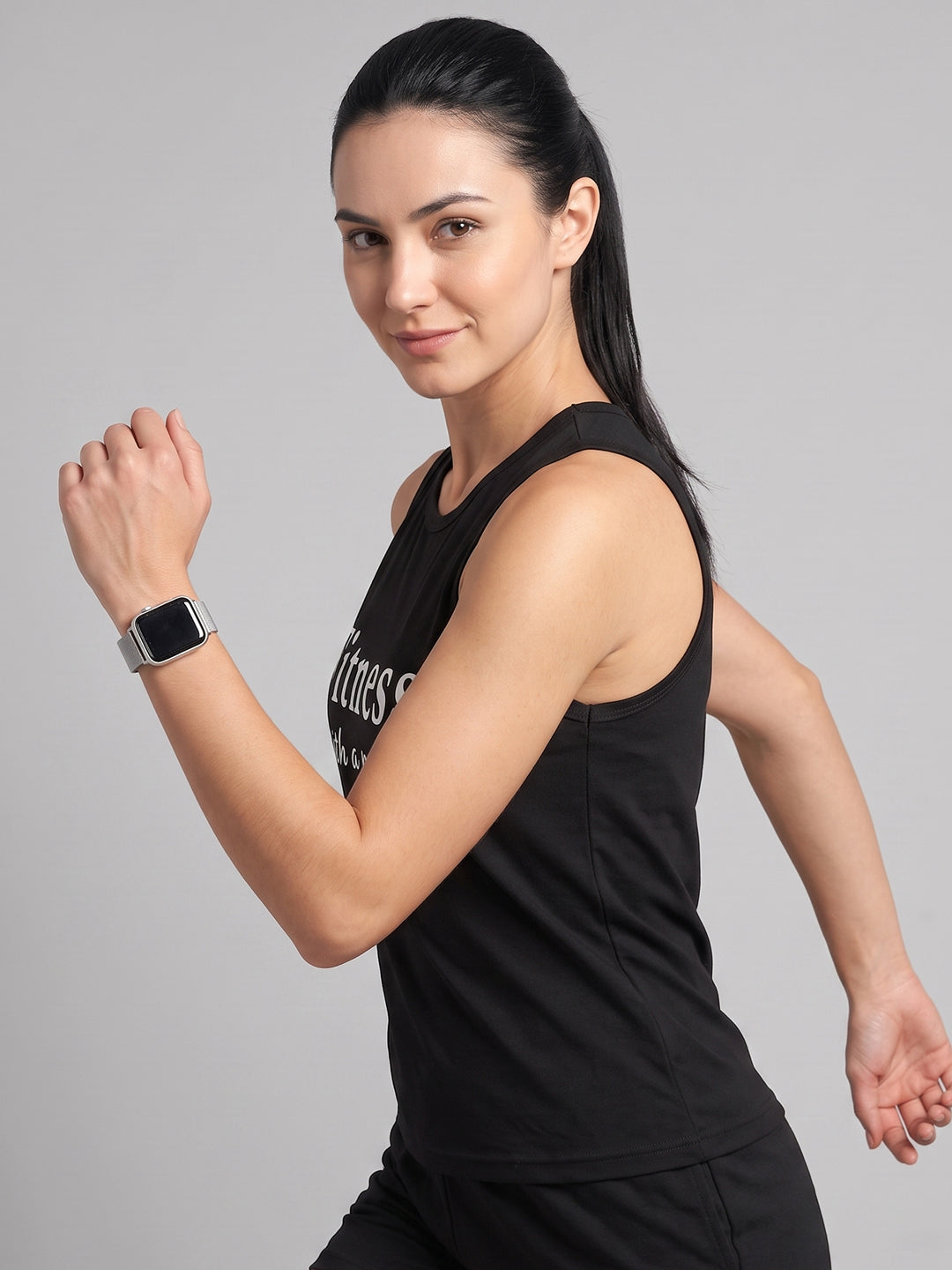 Women’s Bamboo Black Gym & Yoga Vest | Breathable, Moisture-Wicking, Anti-Odour Workout Tank Top (Copy) (Copy)
