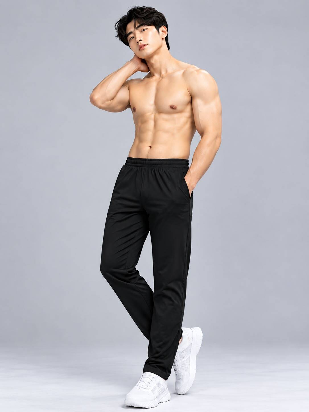 Bamboo Fabric Men's Track Pants | Mist Grey | Relaxed Fit