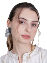 Load image into Gallery viewer, Elegant Angel Wing Earrings – Sterling Silver with Cluster Earrings/Hand Beaded
