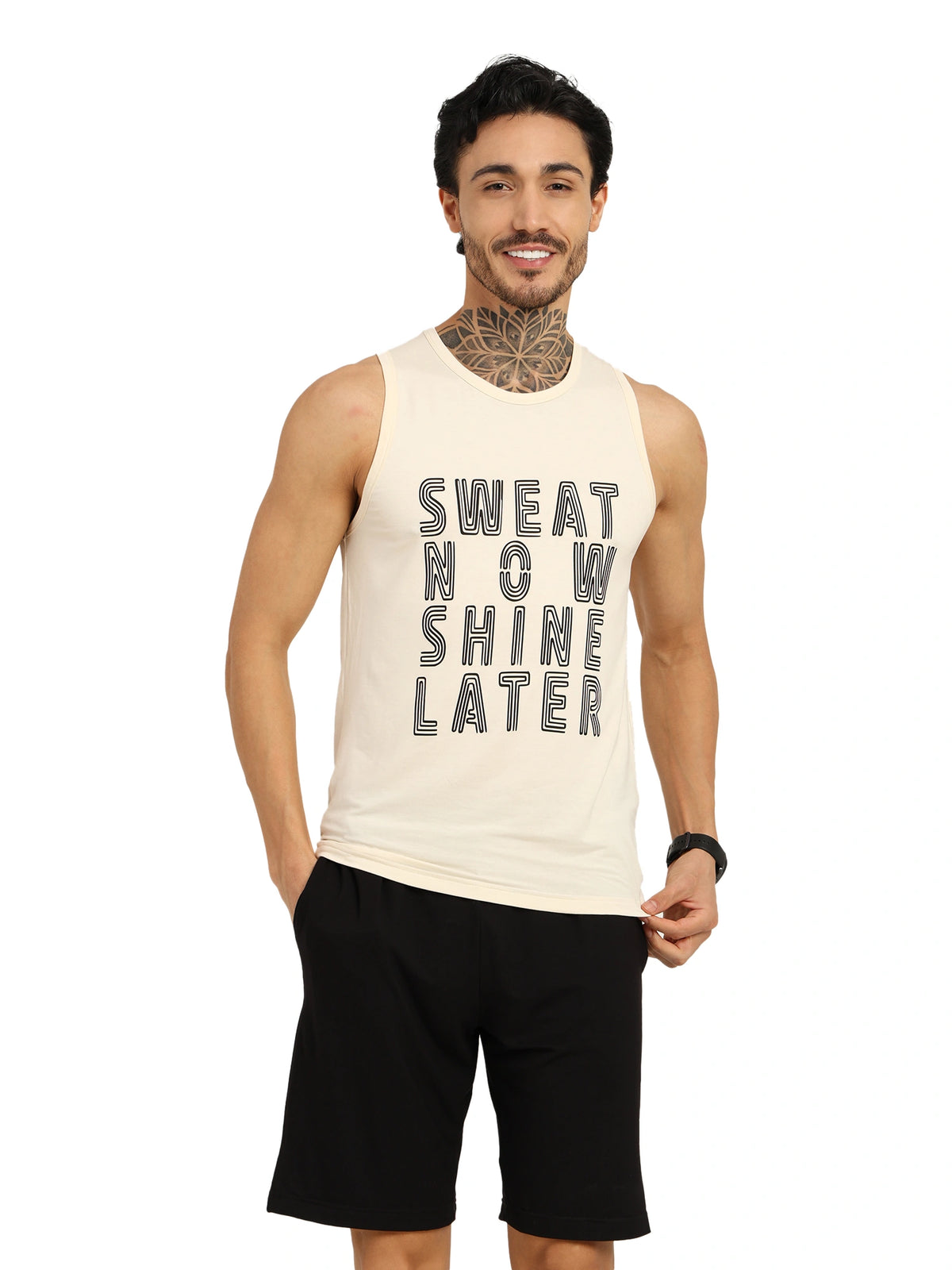 Adidas Stretchable Men Gym Vest