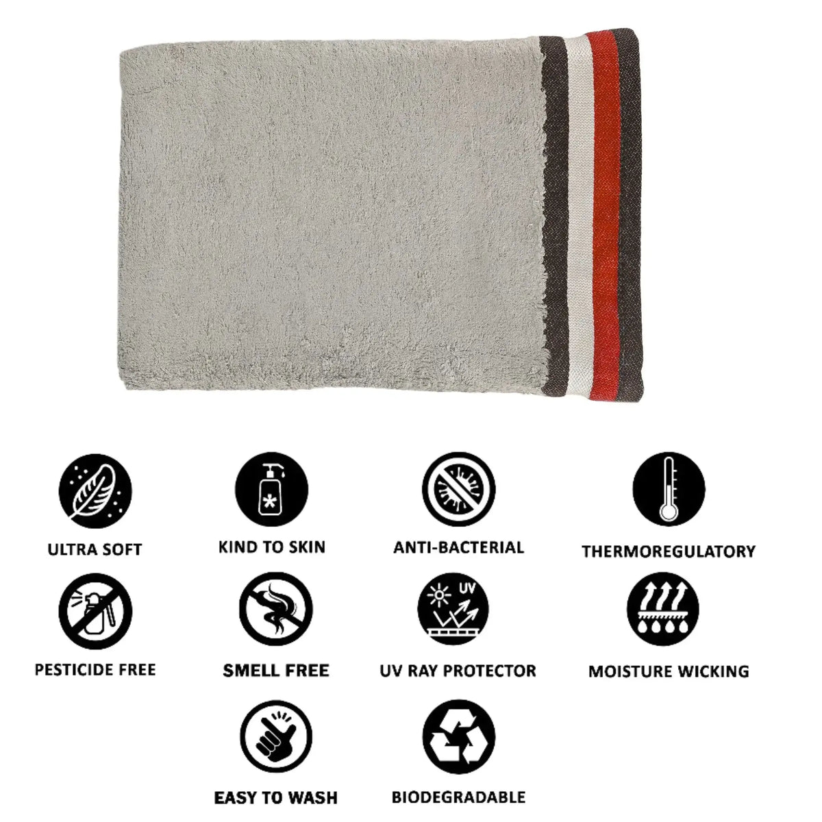 Bamboo Bath Towel – Ultra Soft, Quick Dry & Eco-Friendly Luxury Care