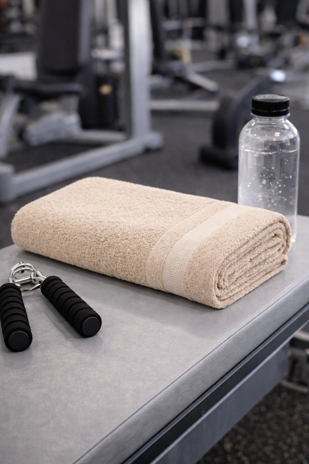 Beige Bamboo Bath Towel