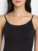 Load image into Gallery viewer, Bamboo Fabric Camisole – Soft, Breathable, Eco-Friendly, and Stylish for All-Day Comfort and Elegance | Black
