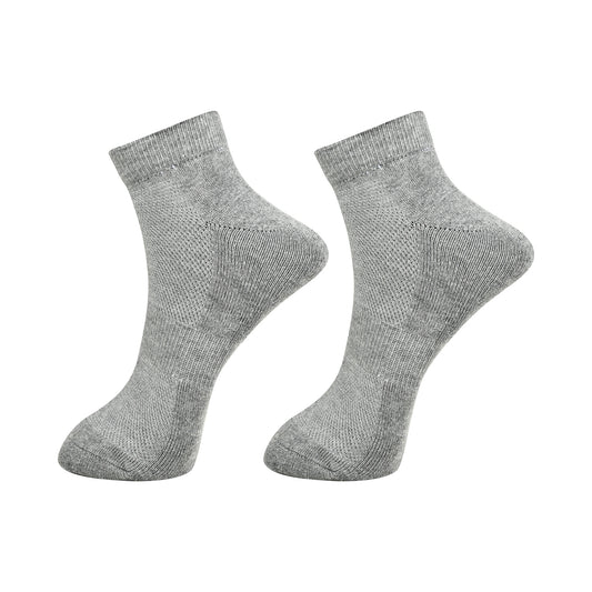 Bamboo Ankle Socks – The Perfect Blend of Comfort, Breathability & Sustainability | Gray | Pack Of 2