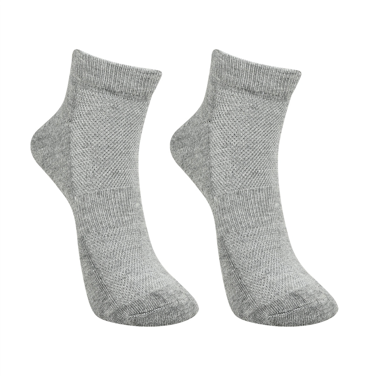 Bamboo Ankle Socks – The Perfect Blend of Comfort, Breathability & Sustainability | Gray | Pack Of 2