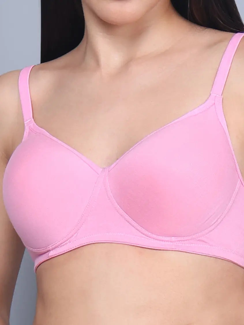 Full Coverage Bamboo Padded T-Shirt Bra – Soft, Supportive & Eco-Friendly
