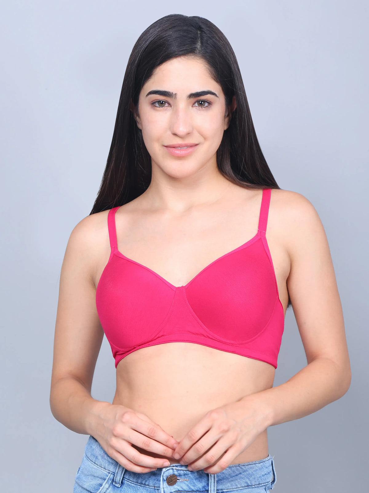 Full Coverage Bamboo Padded T-Shirt Bra – Soft, Supportive & Eco-Friendly