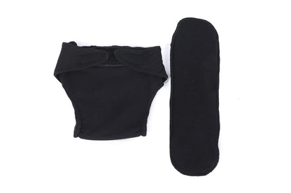Bamboo Fabric Kids Baby Diaper, Eco-Friendly and Soft | Pack of 2 | 1 Free Size Liner for Extra Comfort