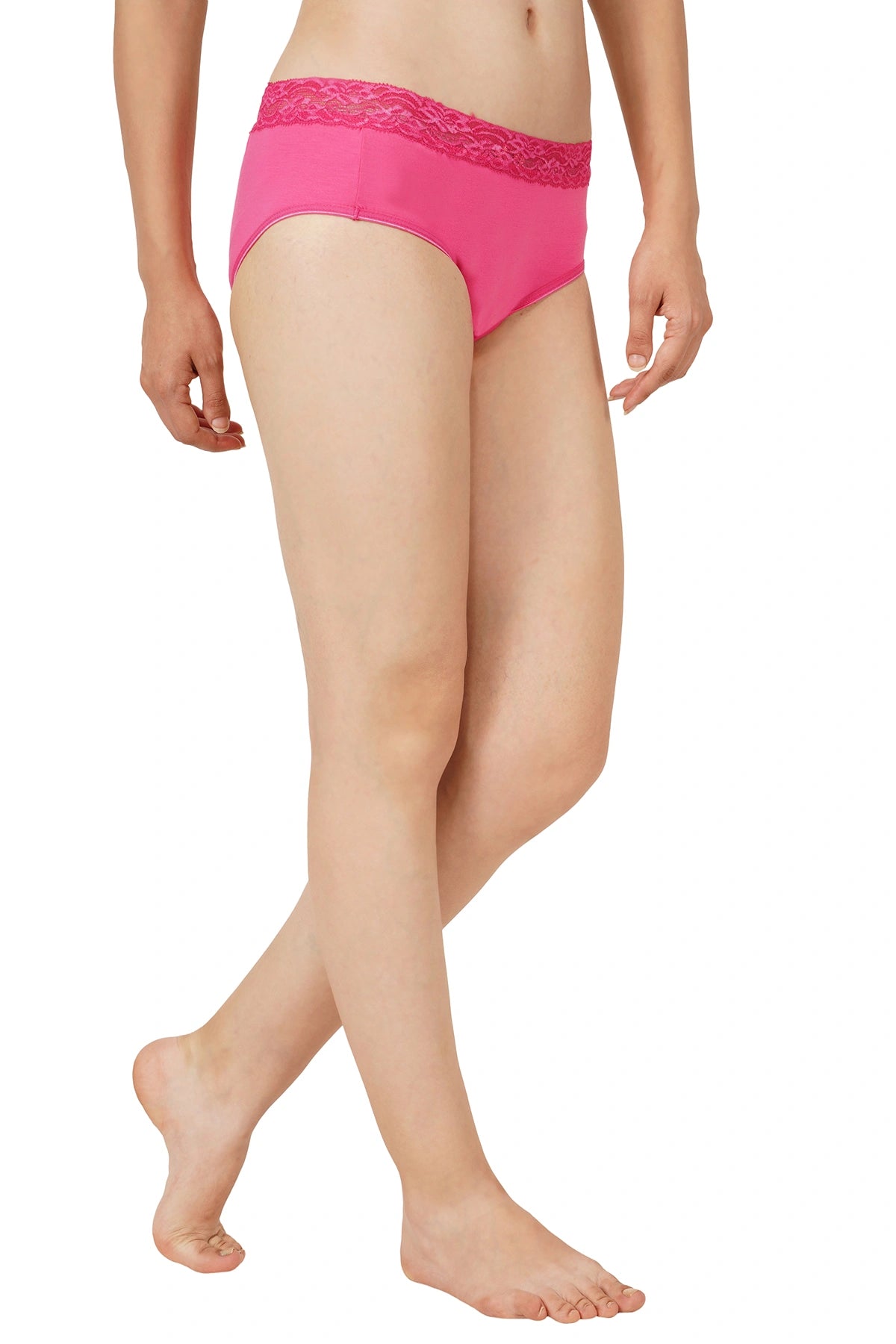 Bamboo Fabric Lace Panty Set | Pack of 3