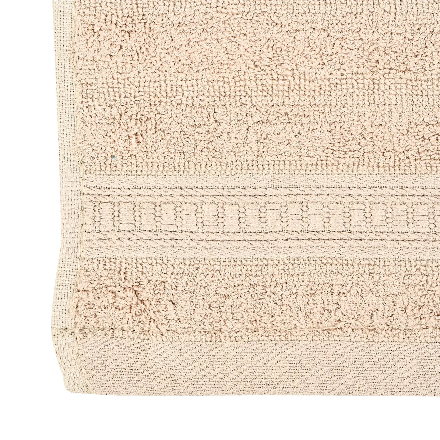Bamboo Face Towel - Cream & Green with Toothbrush - Pack of 3