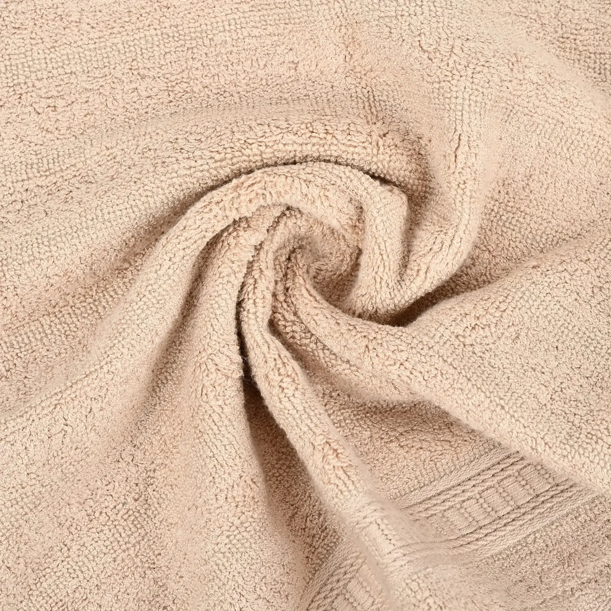 Bamboo Face Towel - Cream & Green with Toothbrush - Pack of 3