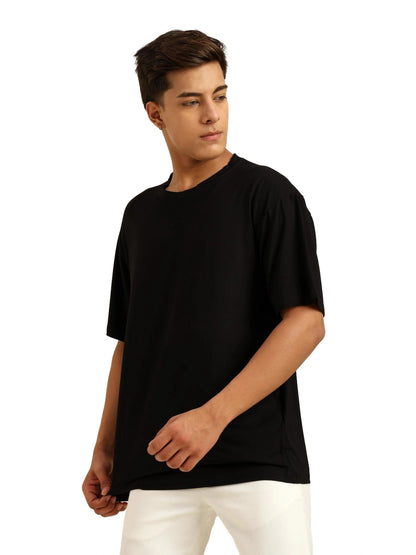 Men's Black Oversized Bamboo T-Shirt – Soft, Breathable & Sustainable