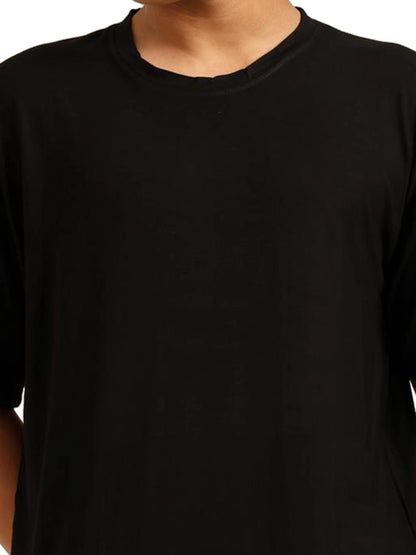 Men's Black Oversized Bamboo T-Shirt – Soft, Breathable & Sustainable
